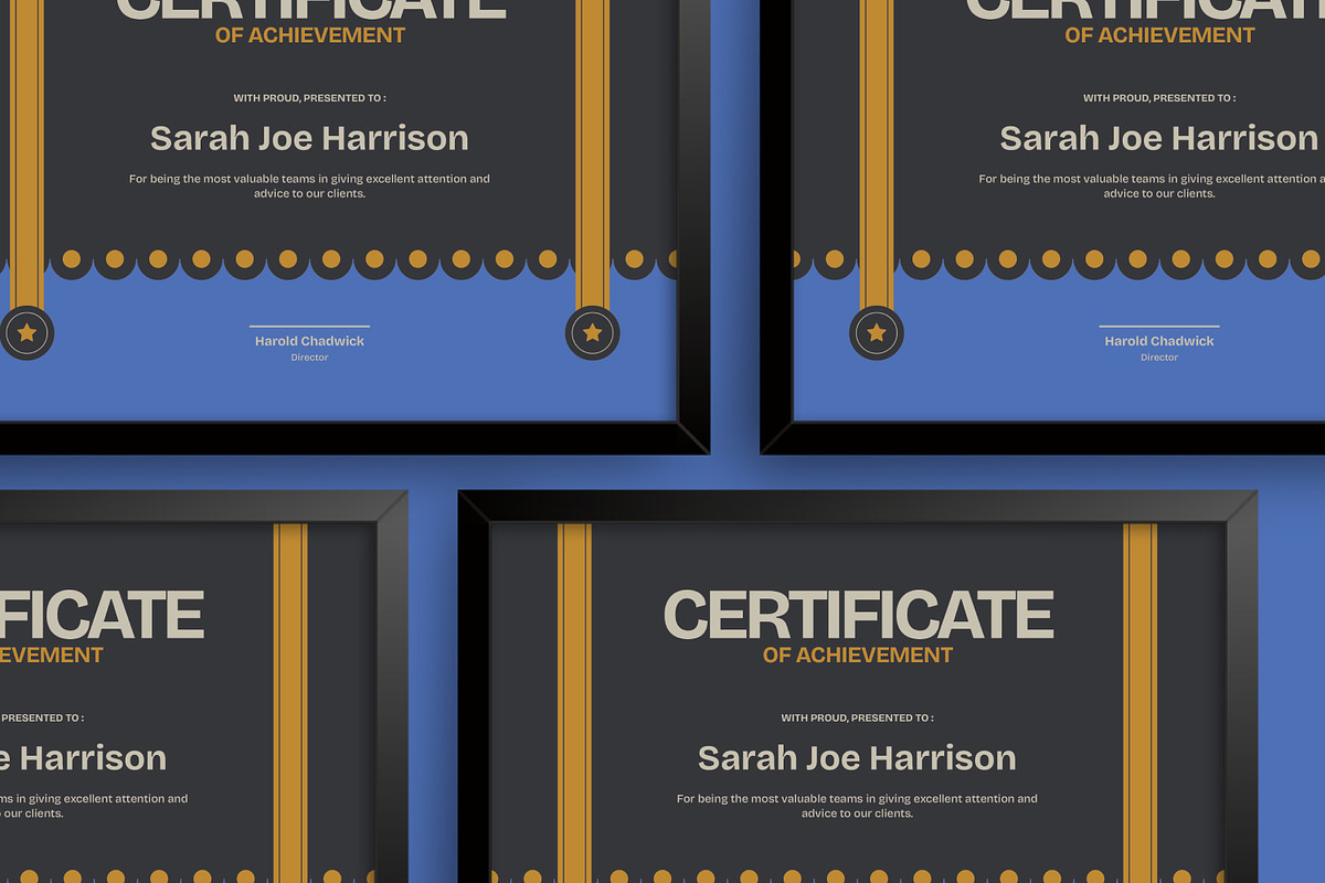 Achievement - Certificate, a Brochure Template by Izdihaar_Studio (Photo 2 of 3)