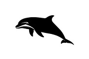 Dolphin Jumping Silhouette Vector bu, an Illustration by Designs_River (Thumbnail 10 of 48)