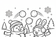 Christmas Fall Vibes Coloring Book, an Illustration by one-touch (Thumbnail 4 of 15)