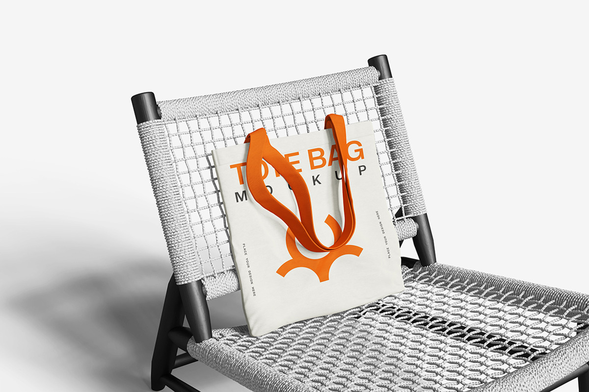 Tote Bag Mockup, a Merchandise Mockup by Indah (Photo 4 of 6)