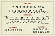 Bargers Distressed, a Font by Arterfak Project (Thumbnail 8 of 11)