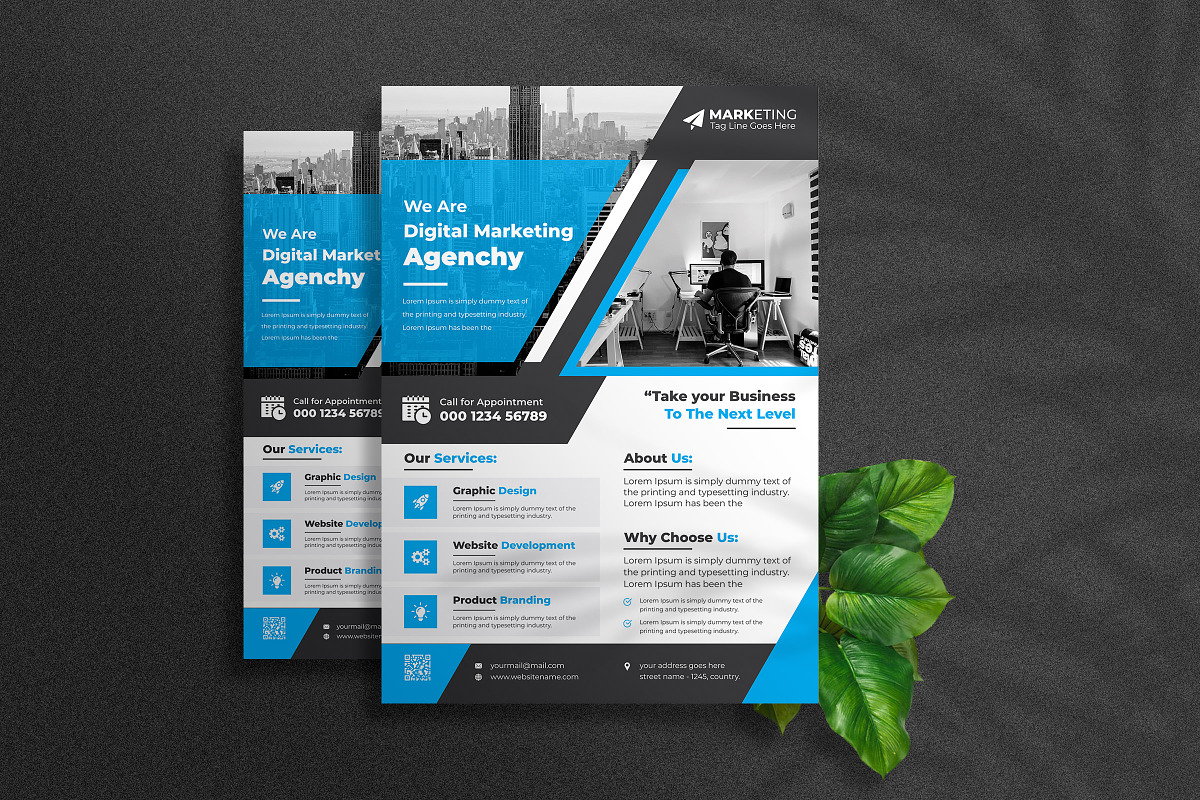 Corporate Business flyer template, a Flyer Template by Graphiexperto (Photo 4 of 6)