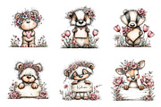 Whimsical woodland mothers day PNG, an Illustration by SinaCreation (Thumbnail 4 of 11)