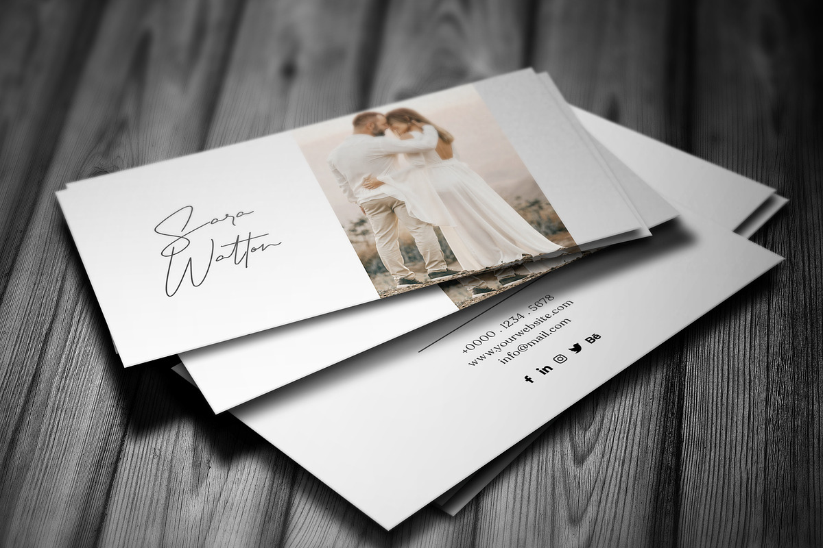Wedding Photography Business Card, a Business Card Template by Saman Osama (Photo 4 of 4)