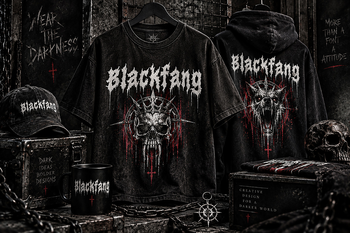 Blackfang, a Blackletter Font by Wow Magic (Photo 6 of 6)