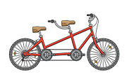 Big set of twelve different bicycles, a Healthcare Illustration by WINS Doodle shop (Thumbnail 7 of 17)