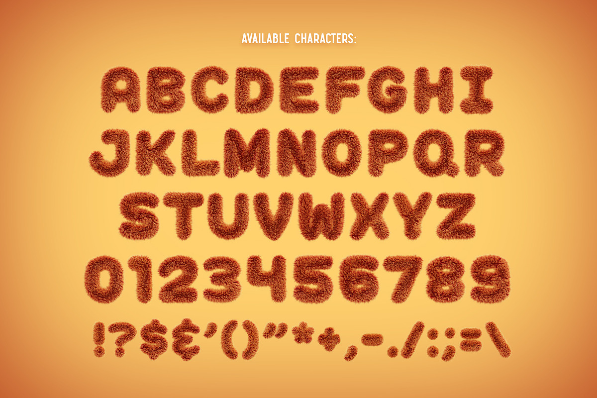 Bushy Fox color font, a Symbol Font by Gleb Guralnyk (Photo 5 of 5)