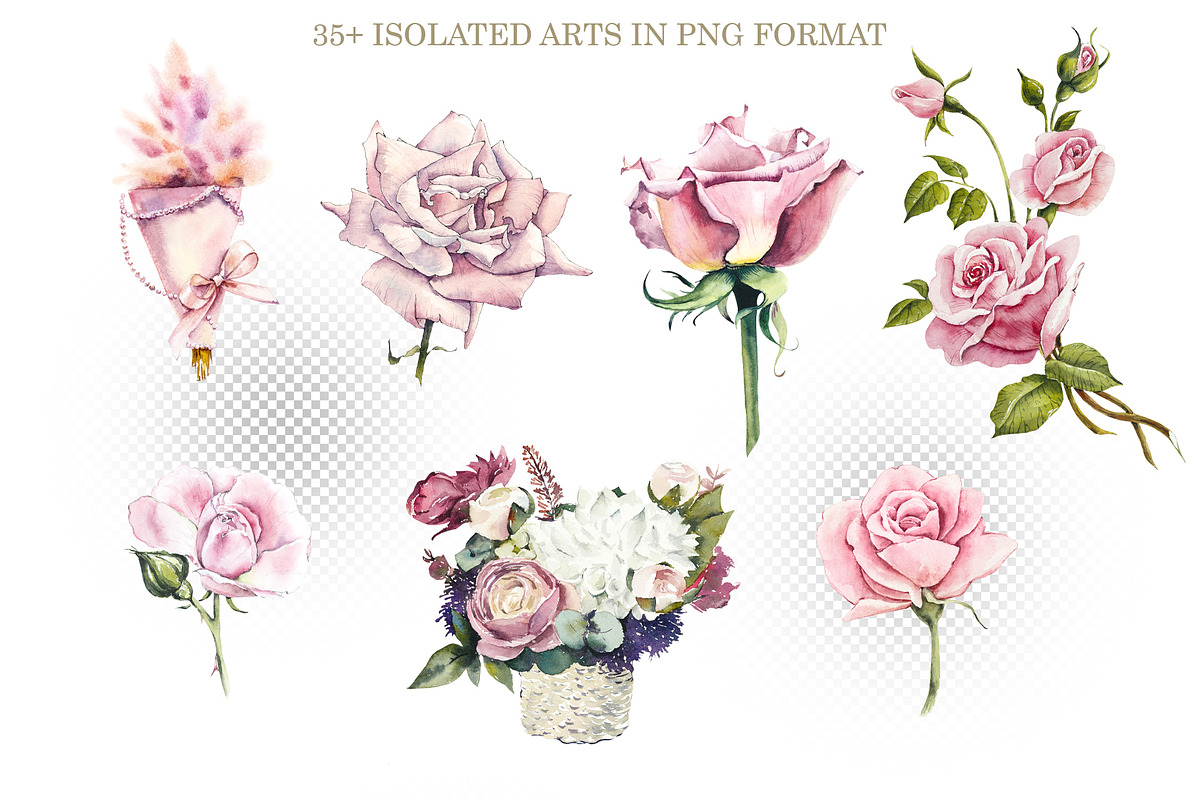Watercolor Flower Shop, an Object Graphic by Budogoshch (Photo 2 of 5)