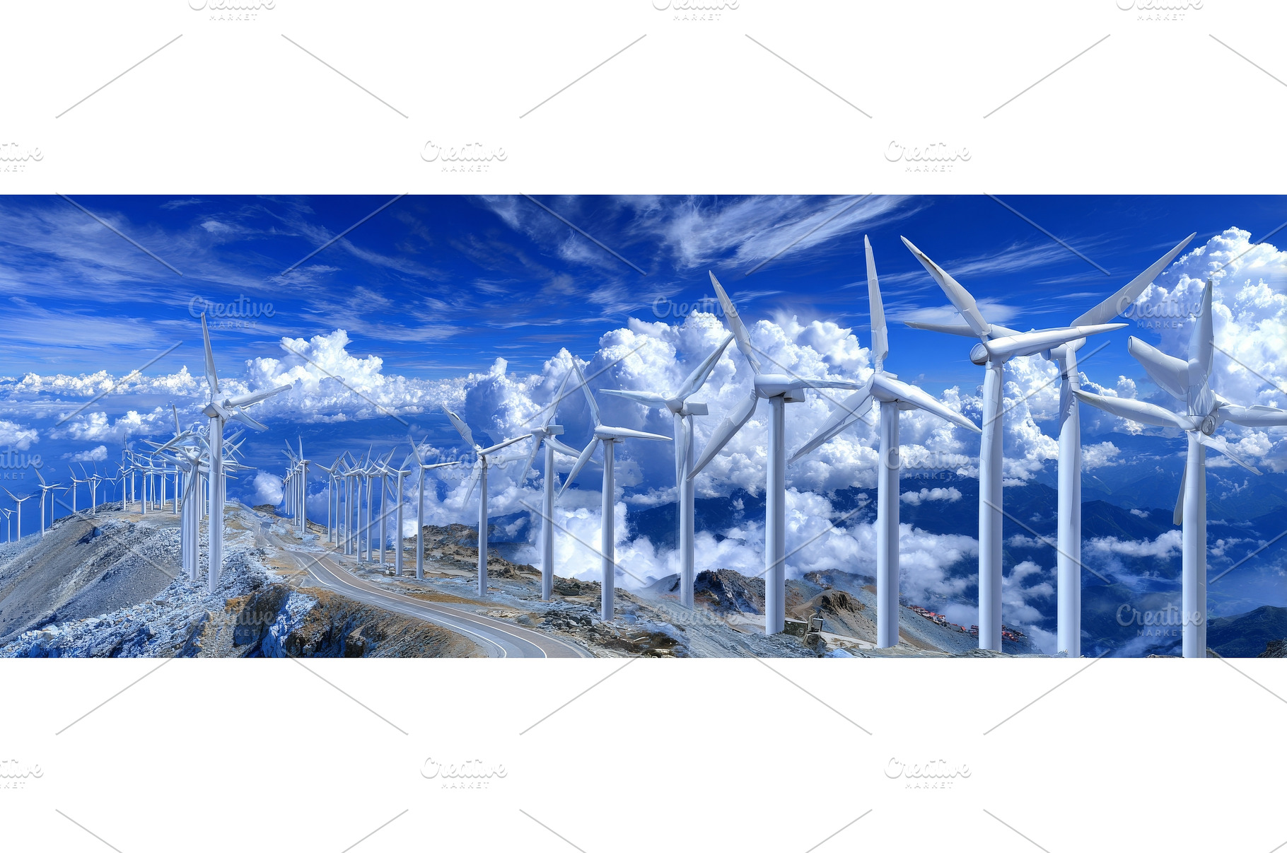 Panoramic view of the landscape, an Industrial Photo by ZinetroN