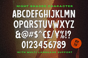 Nights Side - Creepy Display, a Handwritten Font by Letterhend Studio (Thumbnail 8 of 8)