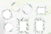 Ijo Biru Greenery Set Watercolor, an Illustration by dekkagraph (Thumbnail 6 of 12)