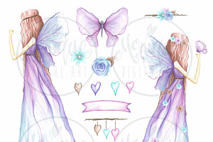 Fairy Clipart Watercolor