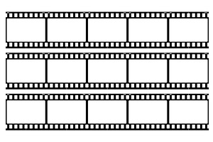Film strip, long grunge, an Object Illustration by Things for designers