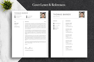 Minimal Resume Template Pack Canva