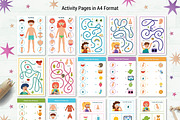 Body Parts Activity Pages, an Education Illustration by Gulnara Sabirova (Thumbnail 5 of 12)