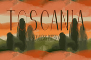 Orange abstract landscapes hills, a Pattern Graphic by Nocito Design (Thumbnail 1 of 4)