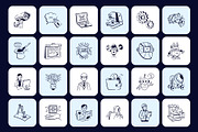 850 Business and Tech Doodle Icons, an Outline Icon by Vectors Market (Thumbnail 6 of 19)
