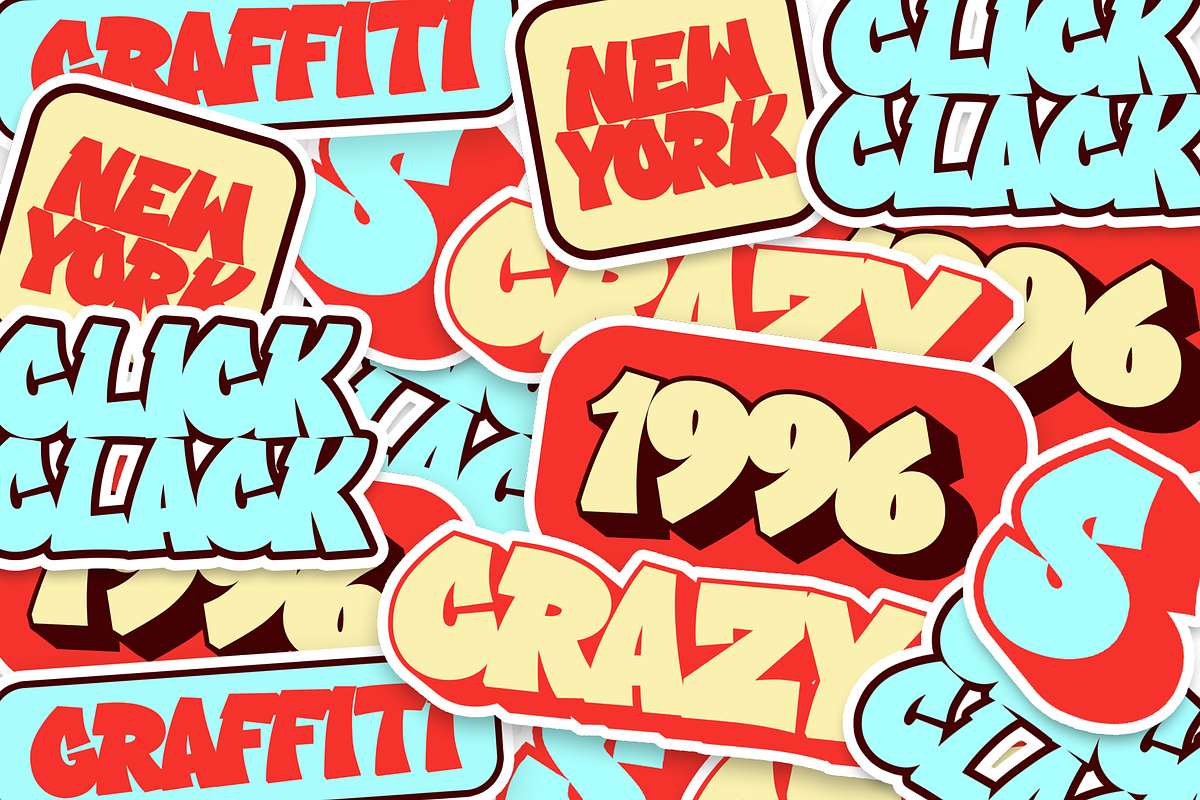 Crysh Graffiti Typeface, a Handwritten Font by Fitrah Type (Photo 7 of 12)