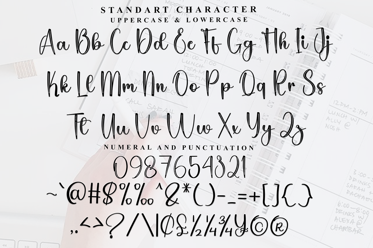 Autumn Handmade, a Handwritten Font by FreshTypeINK (Photo 3 of 9)
