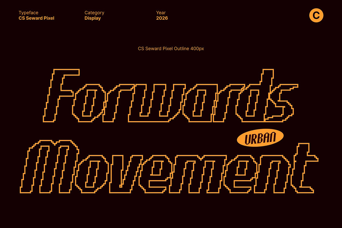 CS Seward Pixel, a Sans Serif Font by Craft Supply Co. (Photo 6 of 8)