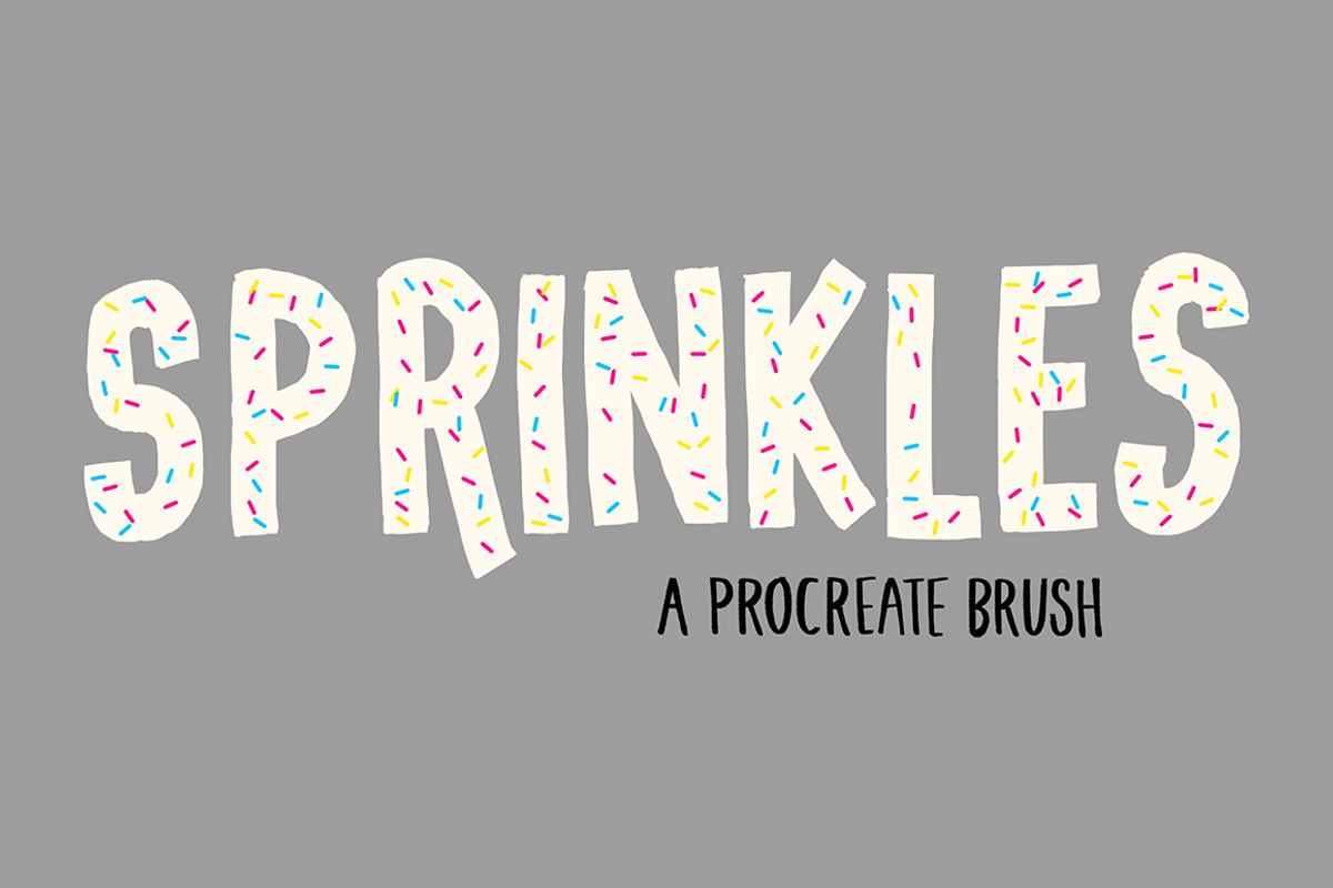 Sprinkles Brush for Procreate, a Brush Add-On by michlaure (Photo 1 of 2)
