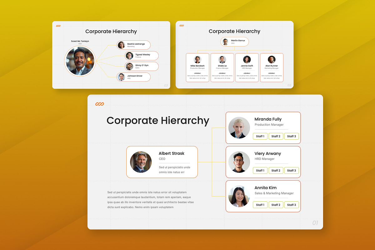 Corporate Hierarchy Infographic, a Presentation Template by Antstheme (Photo 3 of 3)