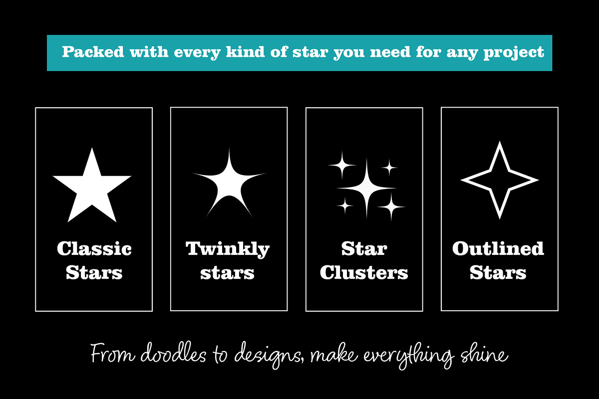 100 Star stamp brushes, a Brush Add-On by seamless team (Photo 3 of 4)