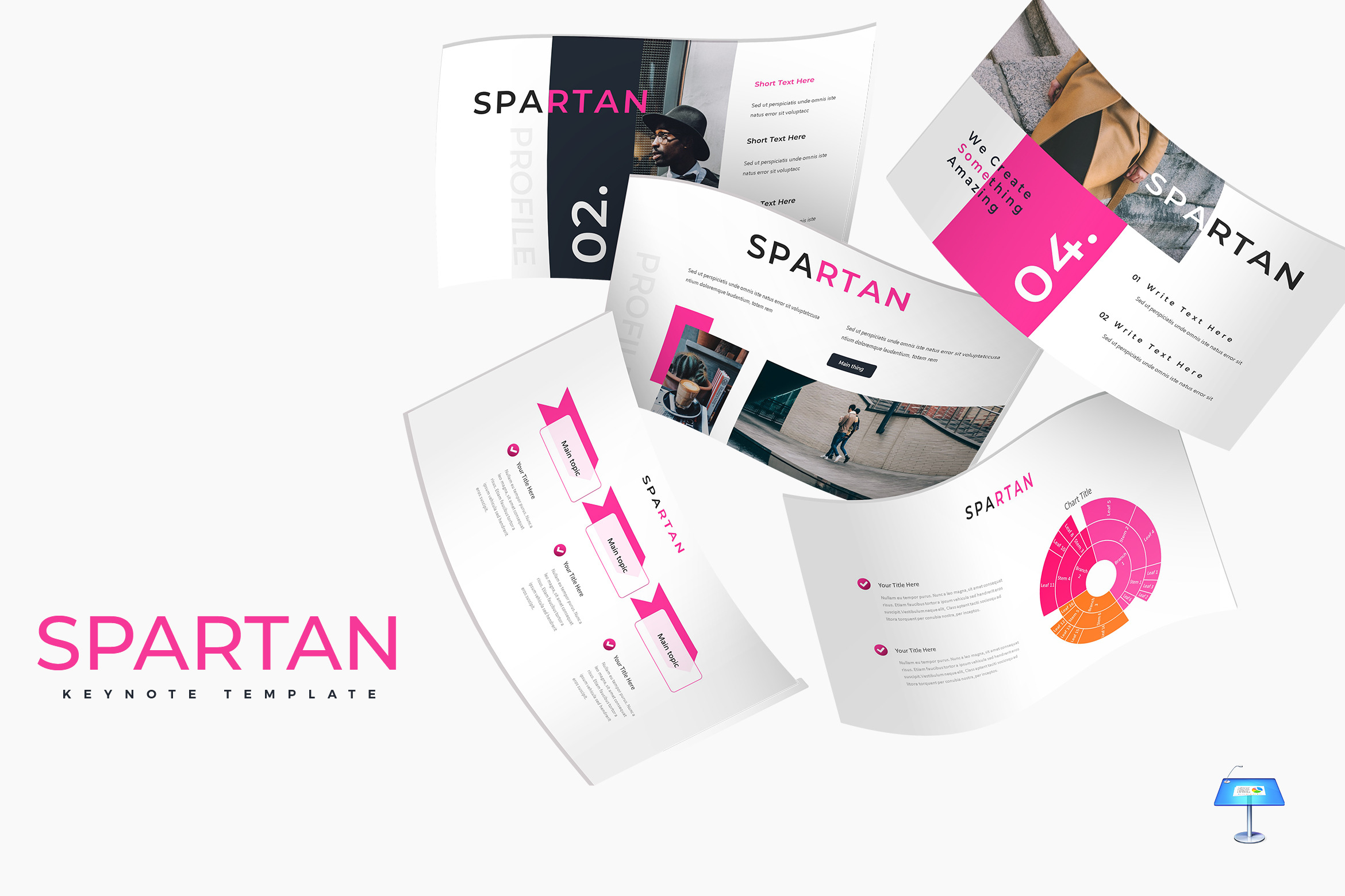 Spartan - Keynote Template, a Presentation Template by AQR Studio