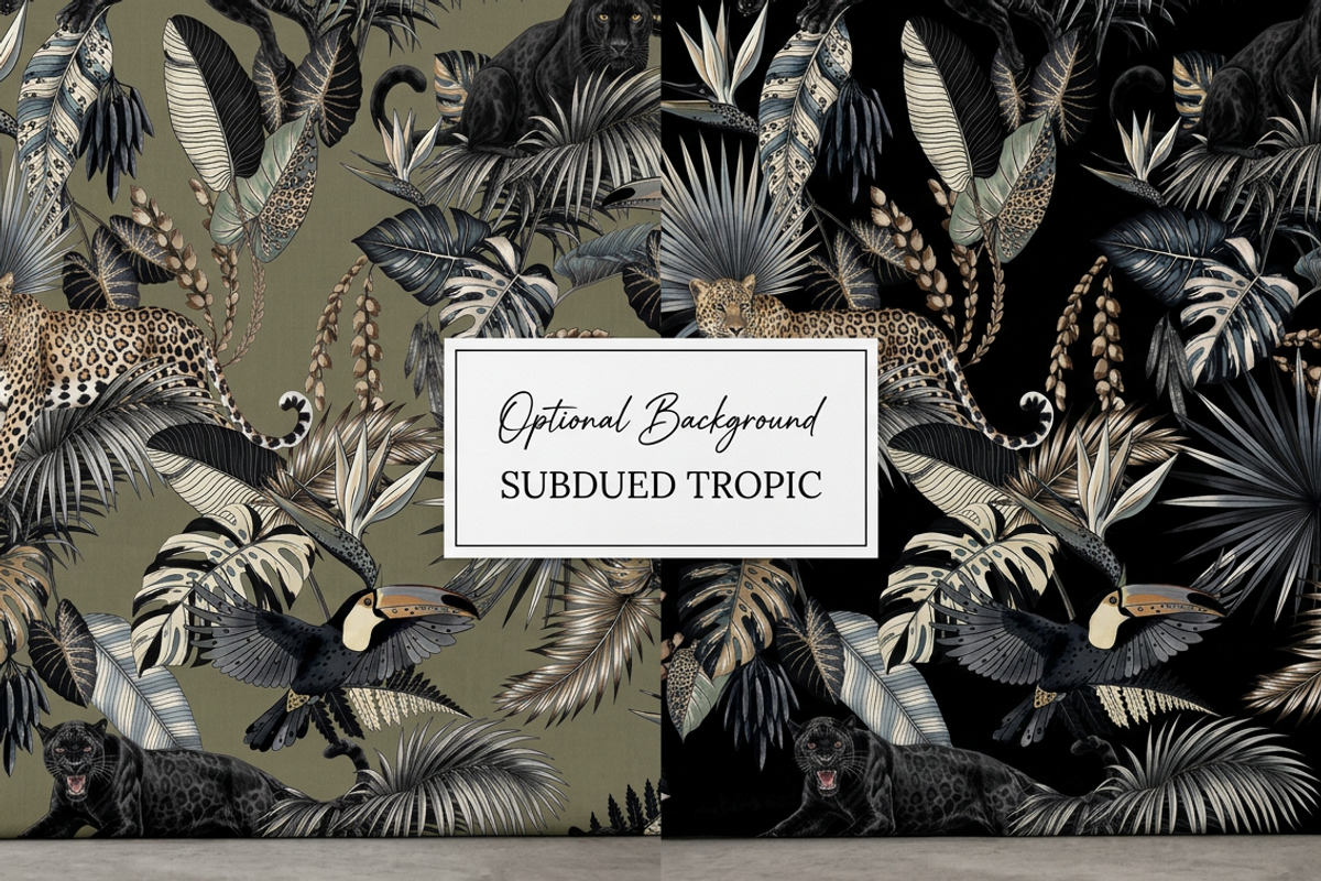 Indigo Jungle Tropical Seamles 2026, a Pattern Graphic by Luiz da Rolt Grathwohl (Photo 10 of 24)