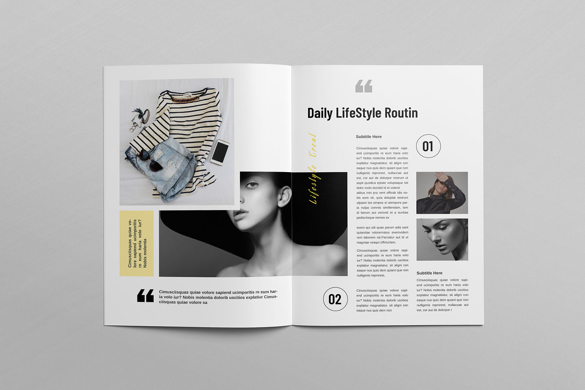 Lifestyle Trend Magazine, a Magazine Template by KreateTribe (Photo 3 of 7)