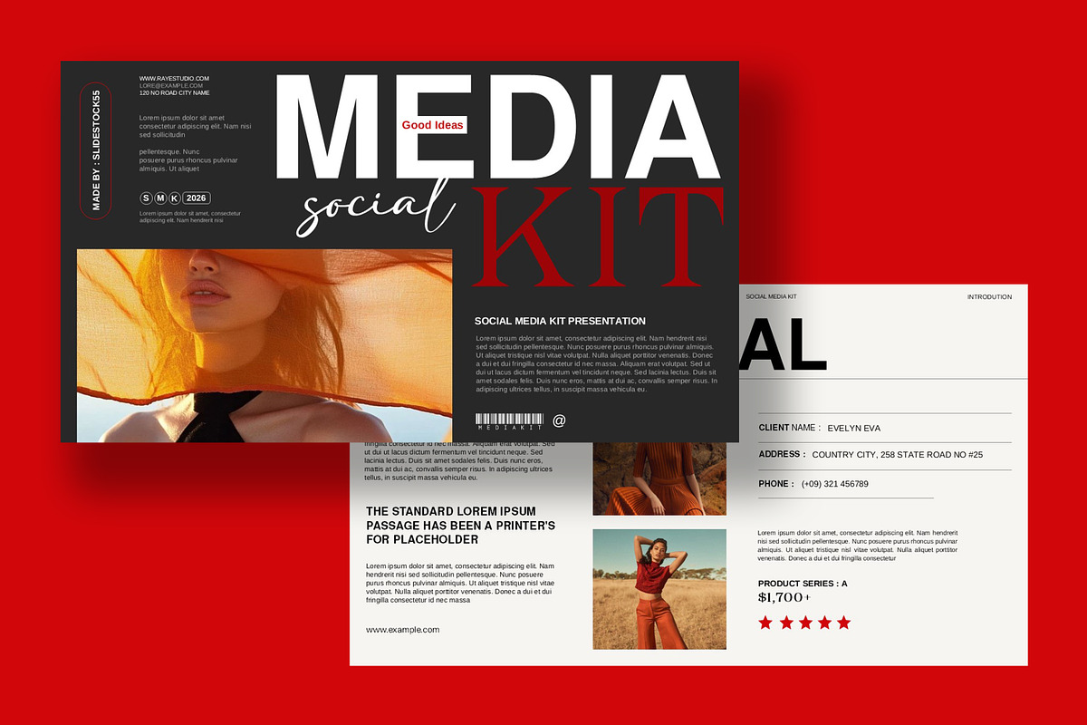 Media Kit Template, a Presentation Template by slidestock55 (Photo 6 of 11)