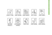 Organic food - logos and badges, a Branding & Logo Template by oxygen_8 (Thumbnail 4 of 5)