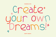 Party Snoky - Playful Display Font, a Handwritten Font by Pandeka Studio (Thumbnail 3 of 9)