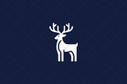 Minimalist Deer Emblem, an Animal Illustration by Vectorium Studio (Thumbnail 3 of 4)