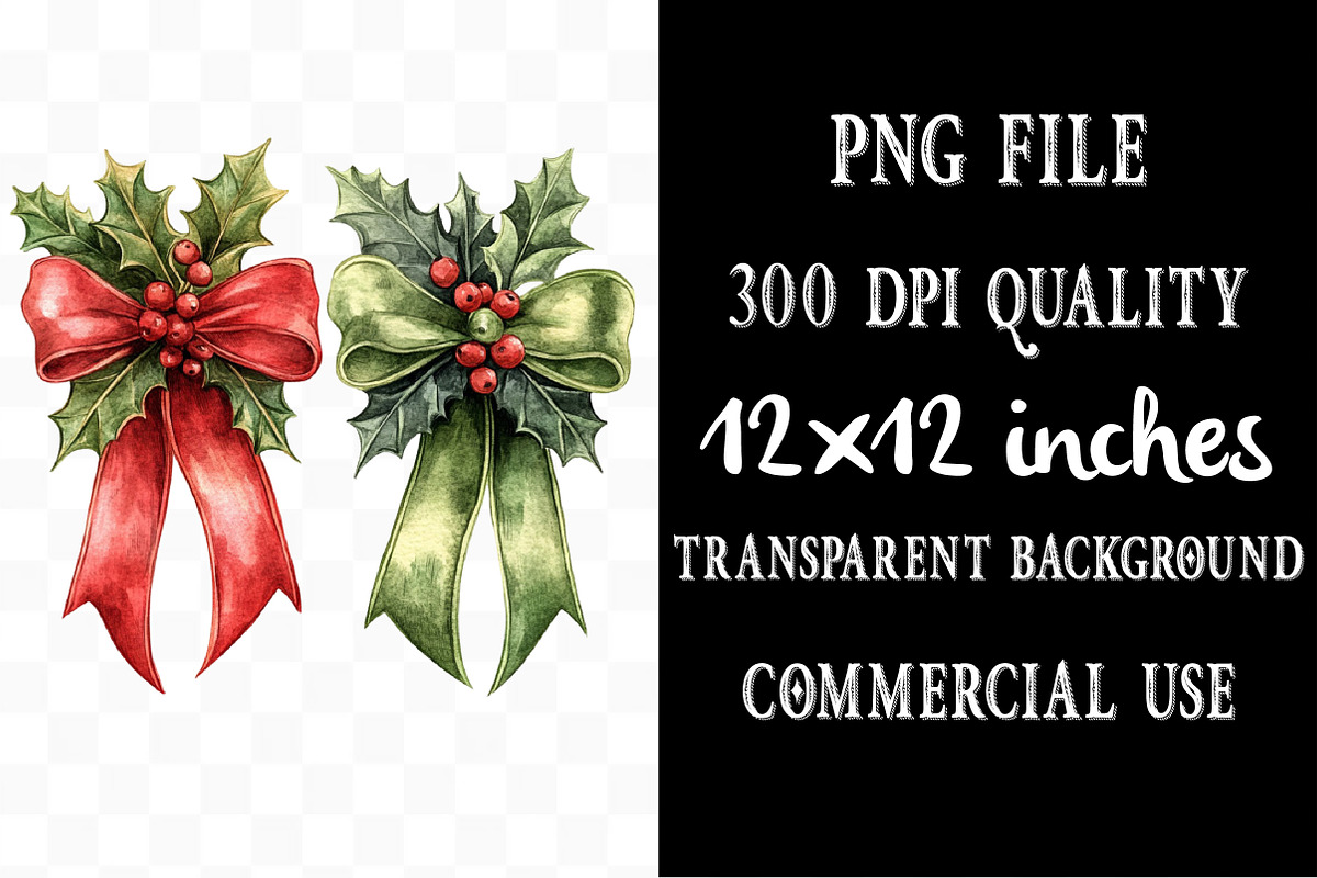Merry Christmas Sublimation Clipart, an Illustration by Designking (Photo 4 of 5)