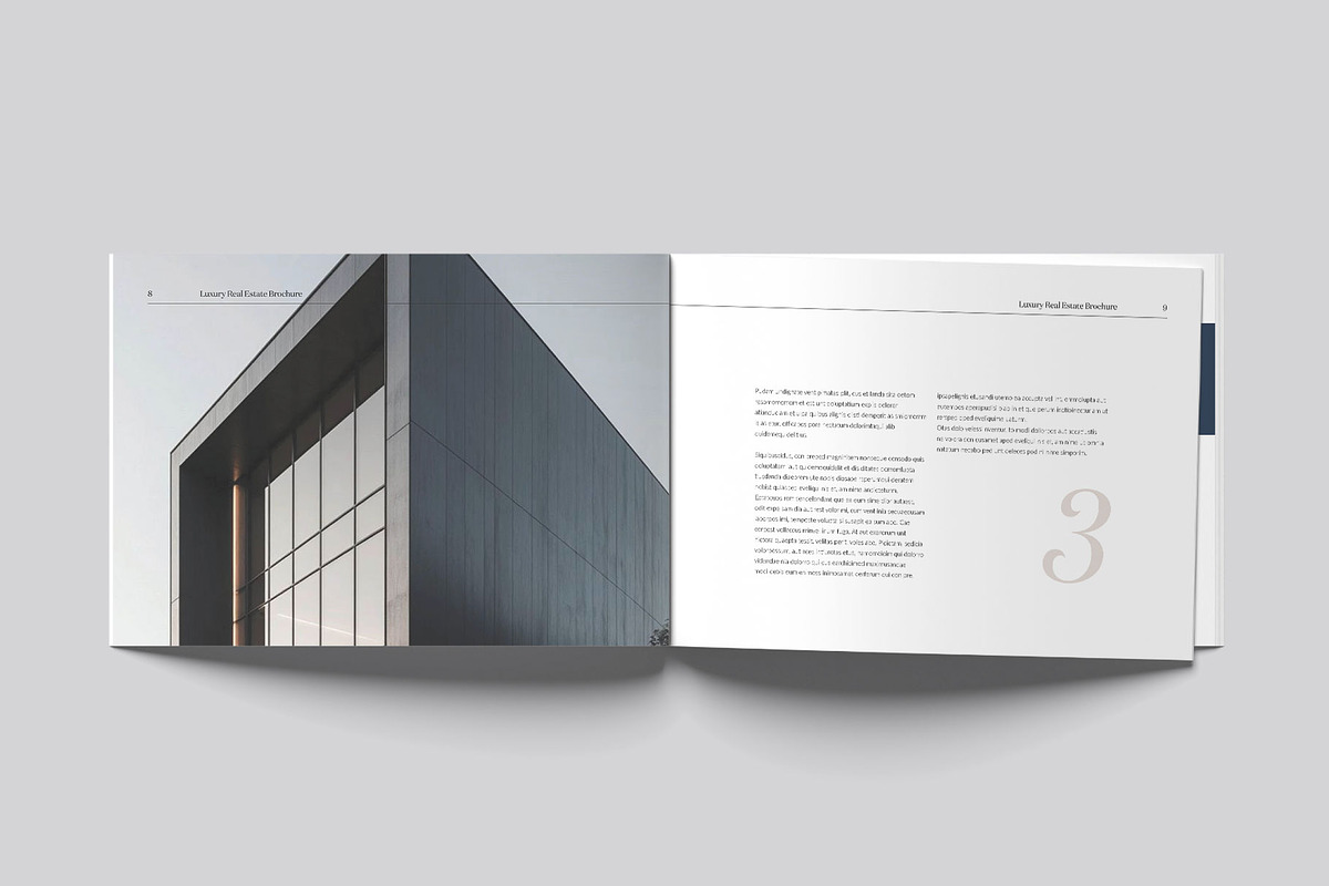 Luxury Real Estate Brochure Landscap, a Brochure Template by DesignCrest (Photo 6 of 12)