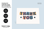 UKA Greeting Card Photoshop Mockups, a Product Mockup by Rocket & Indigo (Thumbnail 9 of 11)