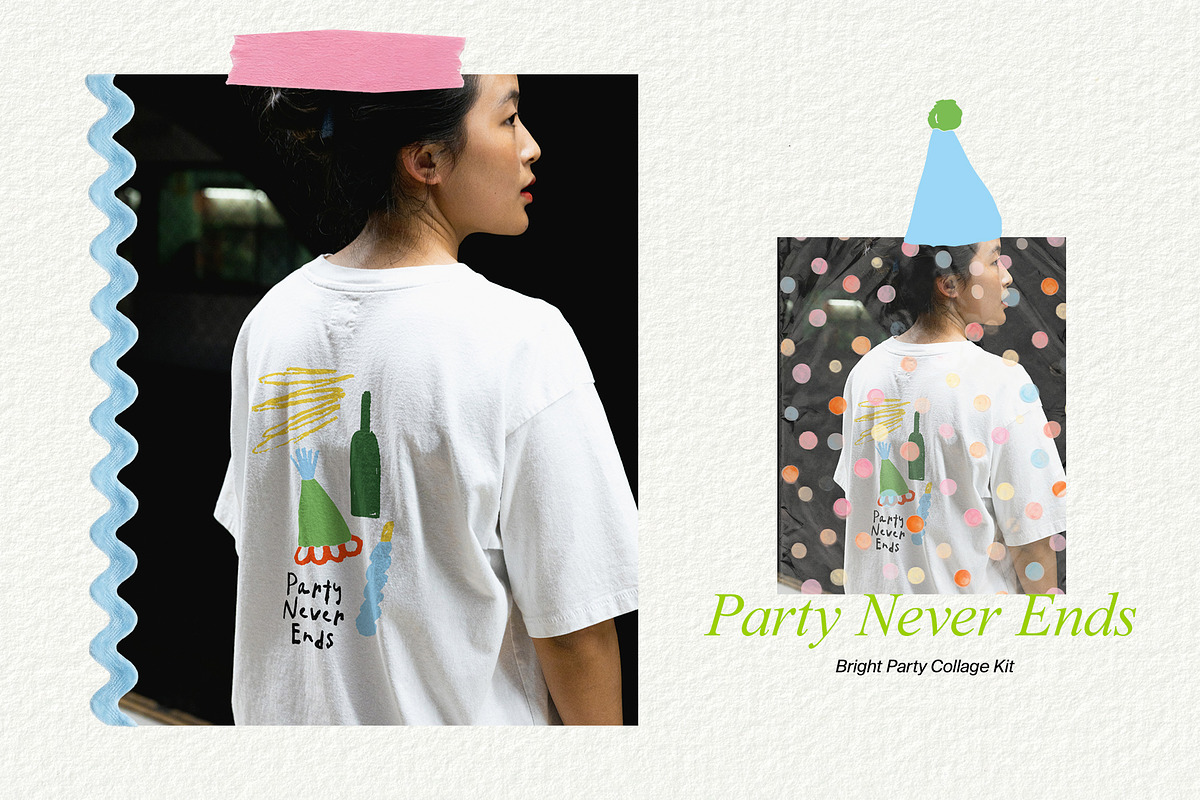 Party Never Ends: Bright Collage Kit, an Object Graphic by divanovskaya_nv (Photo 16 of 17)