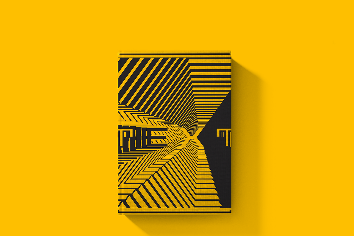Yellow Geometric Cover Design Bundle, a Poster Template by NJ Himel (Photo 1 of 40)