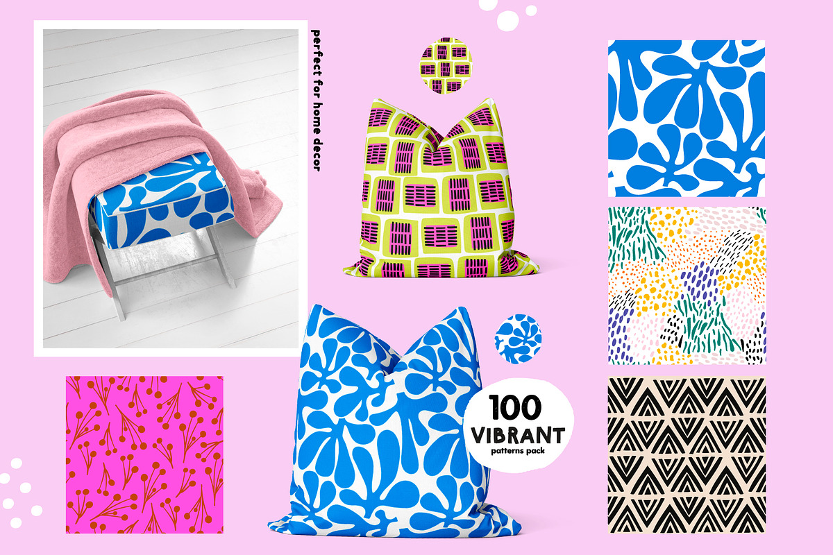VIBRANT huge patterns pack, a Pattern Graphic by solmariart
