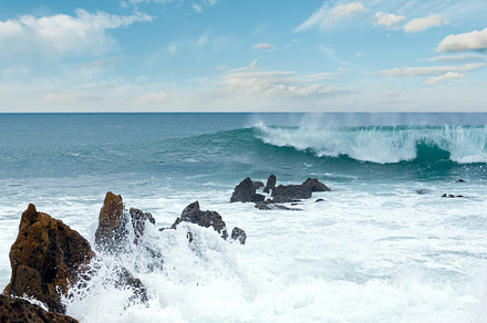 Beach Azkorri or Gorrondatxe view., a Nature Photo by YuriyB
