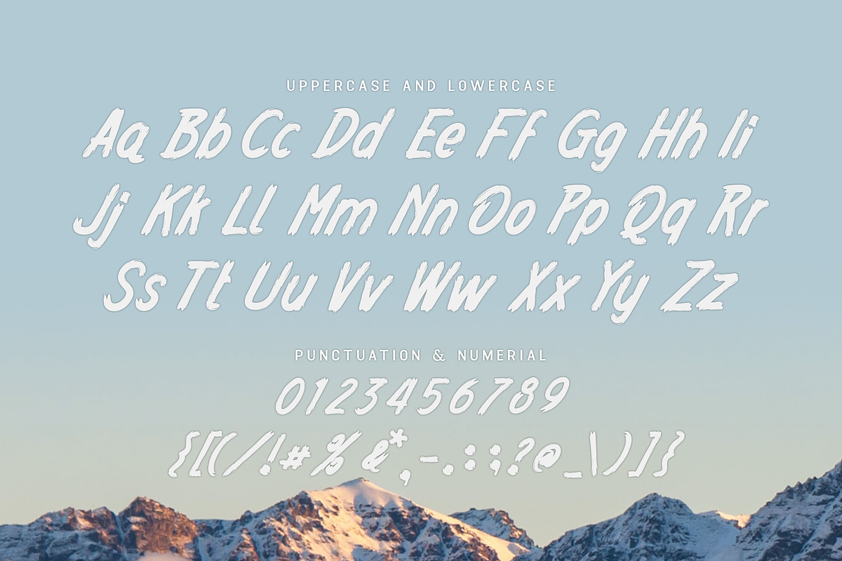 Queenstown - Modern Brush Typeface, a Handwritten Font by overlaytemplates (Photo 4 of 5)