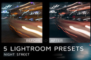 5 Lightroom presets for dark night, an Action Add-On by Elijah (Thumbnail 1 of 13)