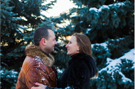 The couple in love in a winter park, a Person Photo by oksix