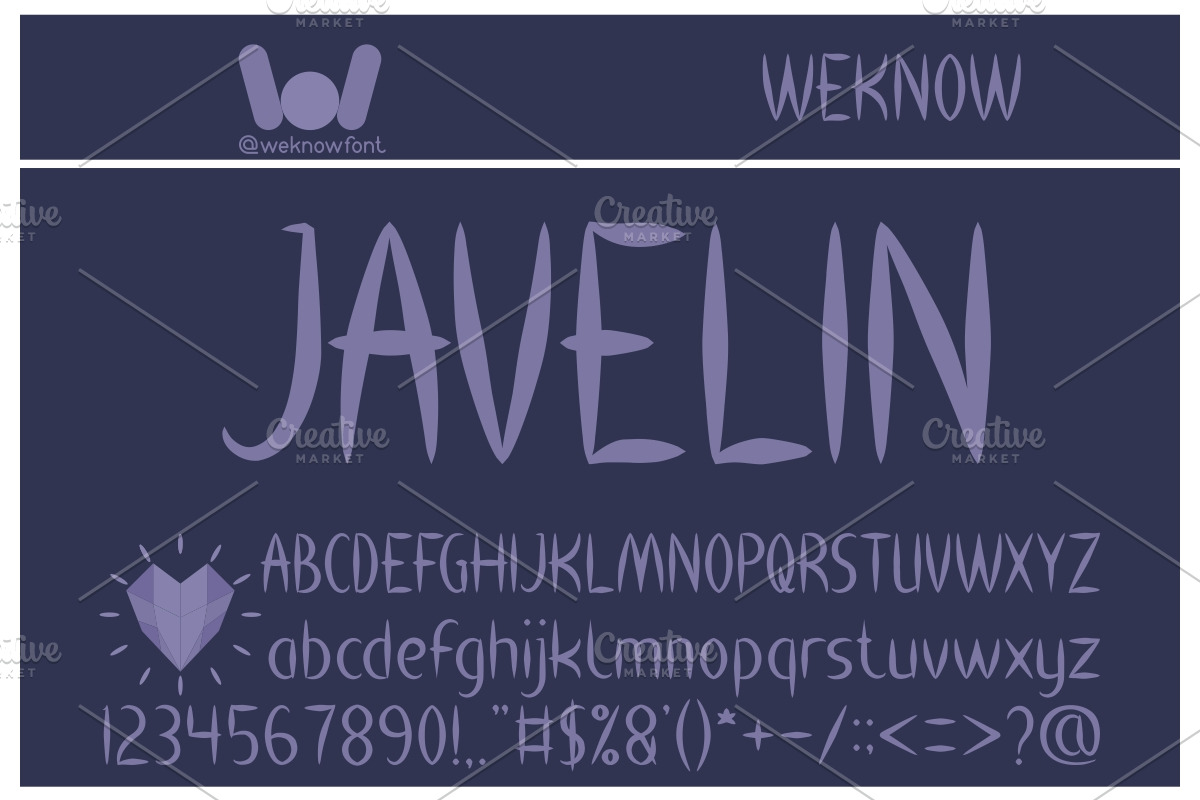 heart shaped font, a Font by weknow (Photo 4 of 5)