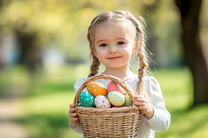 Colorful Eggs Bring Spring Joy, a Photo by Pavel_design