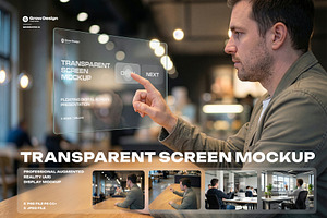 Transparent Screen 5 Mockups