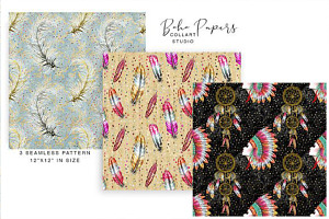 Boho Patterns, Bohemian Patterns