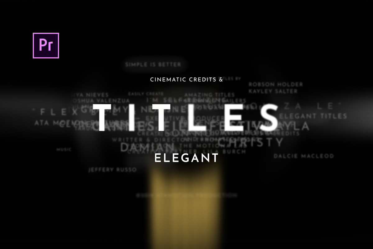 Titles Elegant Cinematic (Premiere), a Templates & Theme by Atamotion (Photo 1 of 8)