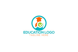 Teacher Logo Template, a Branding & Logo Template by ArmanHossen75